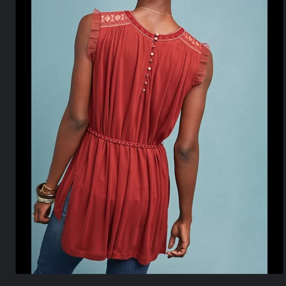 Anthropologie FeatherBone Revelry Studded Boho Ribbed - Picture 2 of 13